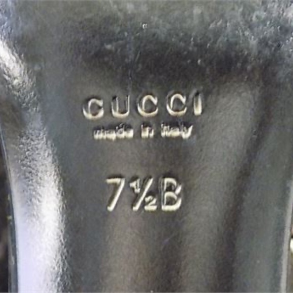 Gucci 101 0452 Pointed Toe 4" Heels, Size:7.5 - Picture 15 of 16